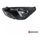 Farol Esquerdo Ford Ka Masc. Negra