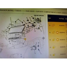 Suporte Inferior Farol Direito Gm Tracker 14/16 95269103
