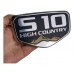 Emblema High Country Tampa Traseira Gm S10 2016 A 2023